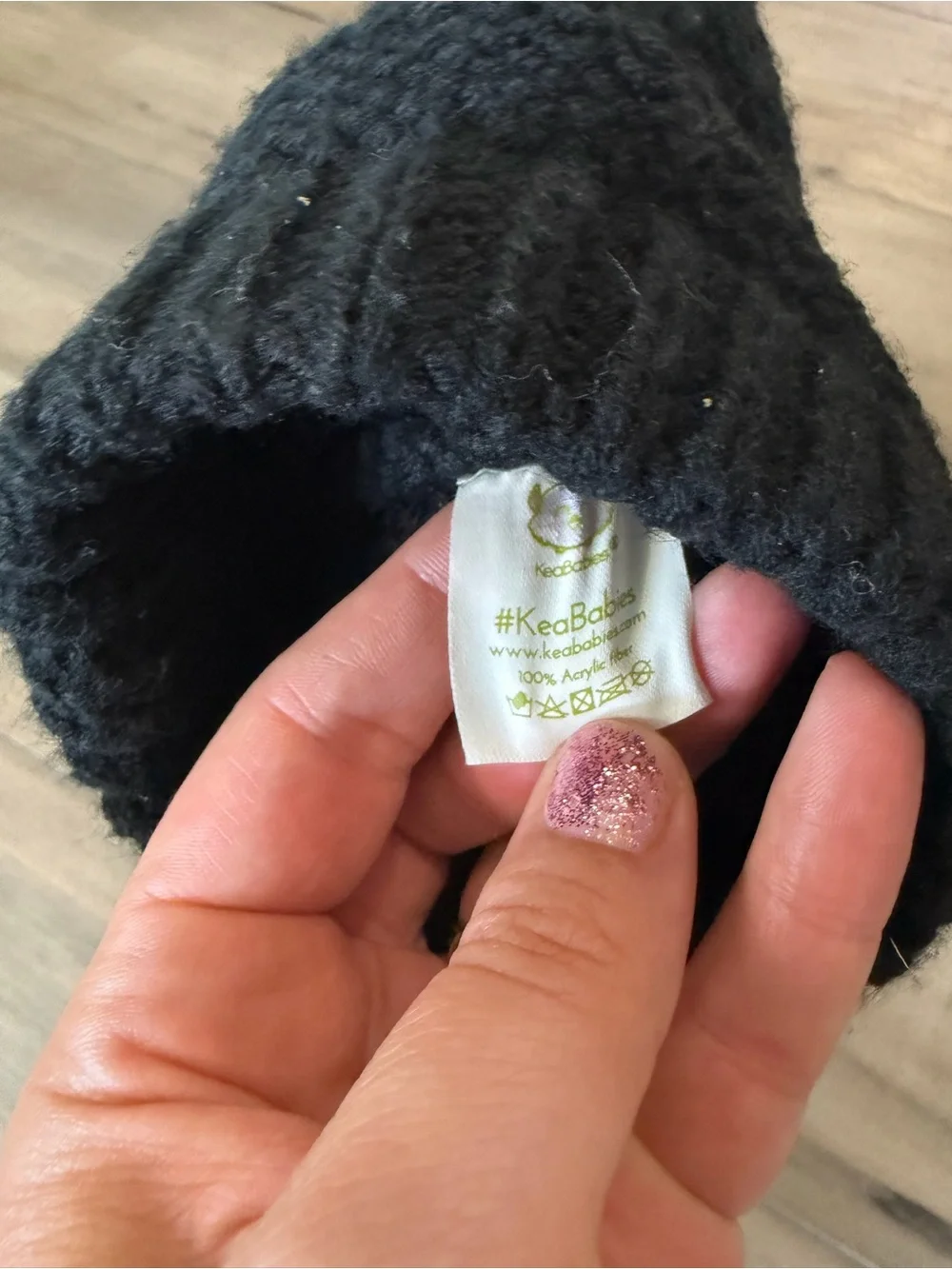 KeaBabies Black Knit Beanie Hat - Cozy Winter Cap infant size